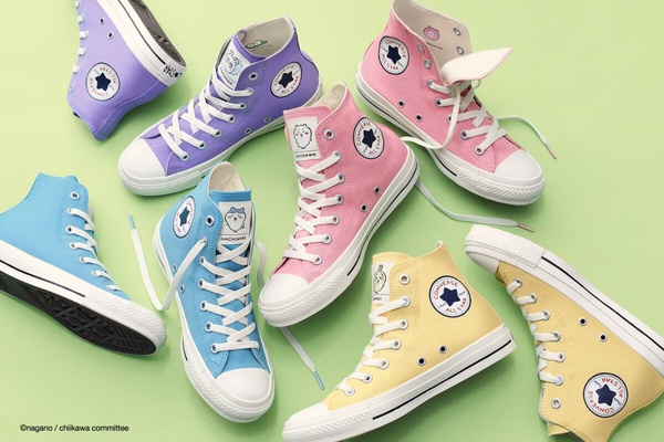 「吉伊卡哇×CONVERSE」聯名登場！吉伊卡哇、小八貓、兔兔、小桃鼠主題鞋款2/26開賣