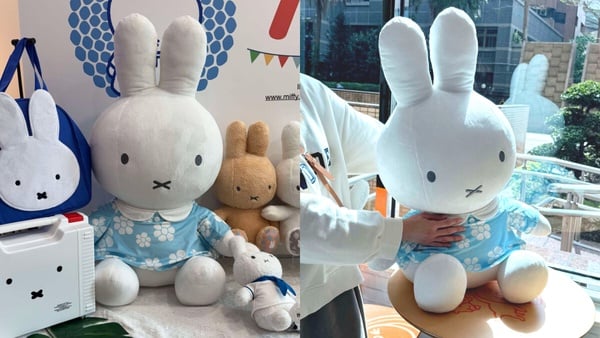 7-11「Miffy米飛兔70週年」集點！巨大75cm米飛兔玩偶、翻轉抱枕、隨行杯等30款一次看