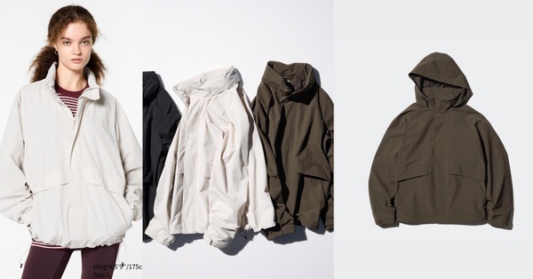 UNIQLO人氣單品1：防風立領連帽外套，NT$1,690（男女適穿）