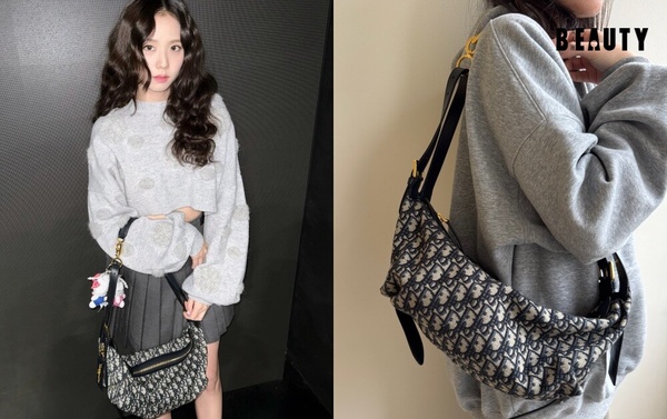 Jisoo 同款精品包：Dior D-Journey 中型包（NT$140,000)