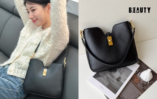 秀智同款精品包：CELINE CAMILLE 16 SOFT光滑牛皮革小號手袋（NT$99,000)