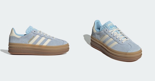 adidas Originals GAZELLE BOLD 寶寶藍色，NT$4,090