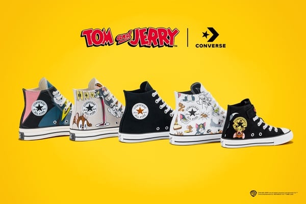 2025聯名鞋款推薦：Converse x 湯姆貓與傑利鼠