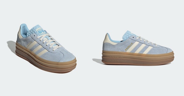 adidas Originals GAZELLE BOLD 寶寶藍 運動休閒鞋