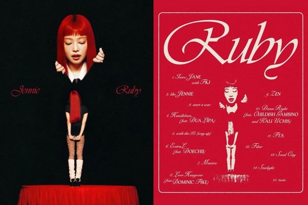 女帝回歸！Jennie正規專輯《RUBY》正式發佈，15首歌誠意滿滿，闡述人生7大階段！