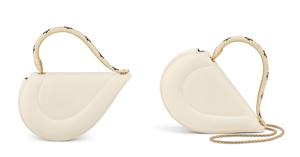 2025白色精品包推薦：BVLGARI Serpenti Cuore 1968 ，NT$140,800