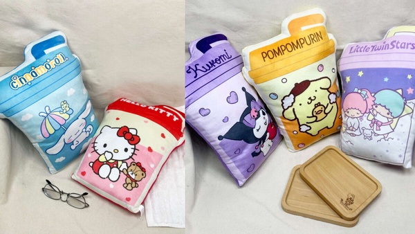 7-11「三麗鷗周邊」可愛登場！KITTY陶瓷保溫杯、束口提袋、7款角色果汁杯抱枕超欠收