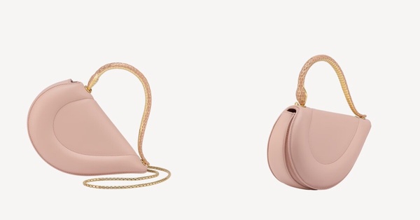 2025粉色精品包推薦：BVLGARI 寶格麗 Serpenti Cuore 1968 手提包