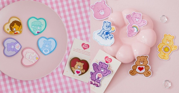 Grace Gift X Care Bears™ 第二彈聯名亮點五：DIY 專屬造型包袋，搭配燙印徽章布超可愛！