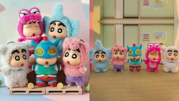 7-11「蠟筆小新換裝盲盒」療癒登場！5款角色必收，再推維尼熊熊盲盒、飛天小女警玩偶