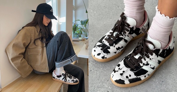 3.adidas Originals SAMBA OG 乳牛運動休閒鞋 ：ASOS 獨賣款！(價格洽官網)