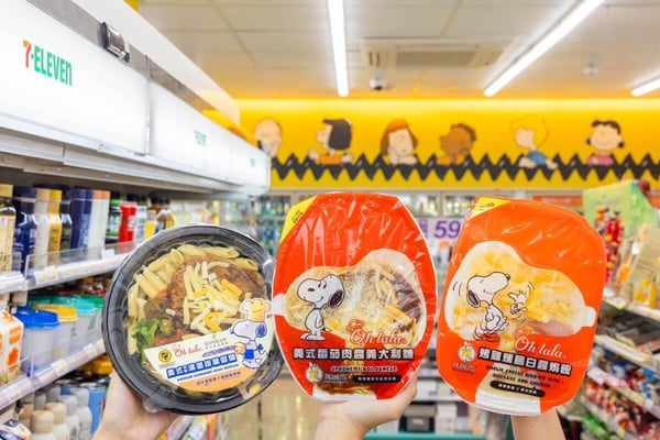 7-11ｘ史努比聯名美食登場！，免費送史努比貼紙包