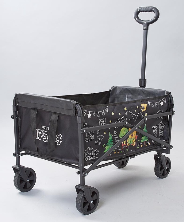 家樂福獨家開賣「樂天小熊餅露營摺疊推車組」售價、限量看這裡