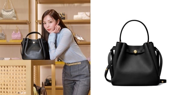 2. Tory Burch ROMY 水桶包：蔡秀彬同款！（NT$17,900）
