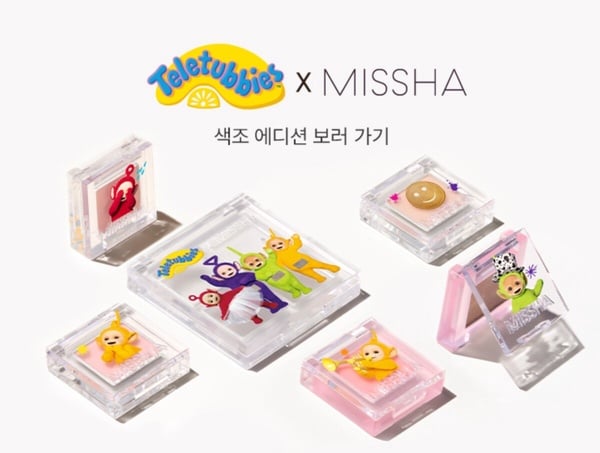 MISSHA 天線寶寶聯名眼影盤，多種顏色，打造百變眼妝