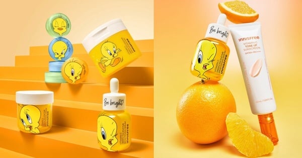 innisfree 崔弟聯名系列，包含保養品和可愛贈品，張員瑛也推薦