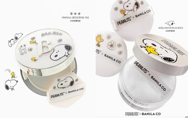 Banila Co. 史努比聯名氣墊粉餅，打造持久無瑕底妝
