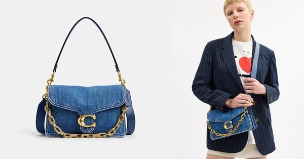 1. COACH CHAIN TABBY 鏈條單肩手袋 ：小紅書爆款！（NT$19,800)