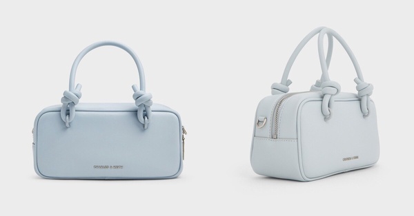 1. CHARLES &amp;amp;amp;amp;amp; KEITH Sammie 扭結保齡球包 ：官網搶手熱賣款！（NT$2,190)