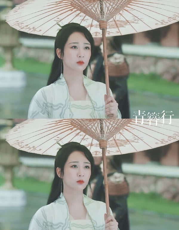《青簪行》劇照：楊紫飾演的女主角聰慧機智