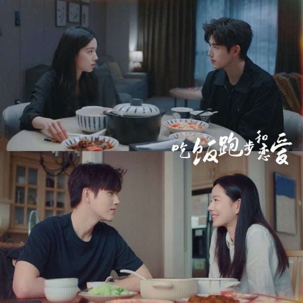 《吃飯跑步和戀愛》改編自小說《拜金羅曼史》，開播後網友都在吐槽選角違和，陳飛宇、莊達菲沒有職場菁英的感覺，開篇很多「偶遇」、「巧合」的情節也被說很懸浮。同樣是陳飛宇主演的甜寵劇，《吃飯跑步和戀愛》就沒有《點燃我，溫暖你》有那麼浪漫的氛圍感。不過劇情節奏流暢，作為小甜劇還是可以一看。