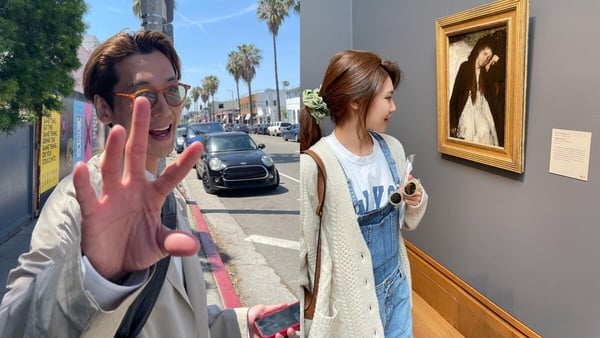 鄭敬淏與秀英在IG分享私下旅遊照片