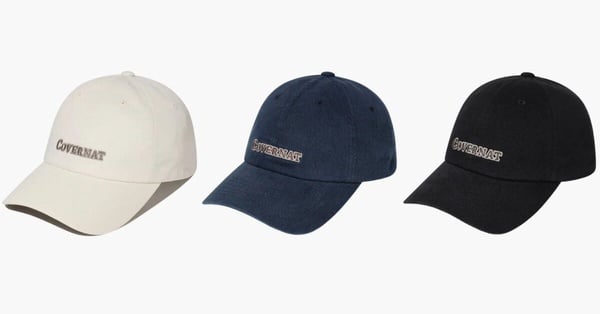 COVERNAT拚色刺繡 LOGO 老帽，有黑白牛仔三色，NT$1,280 ，2025新款，蝦皮官方授權商店熱賣中