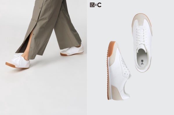 5. UNIQLO 麂皮拼接休閒鞋：經典百搭，暴走神鞋（NT$1,490）