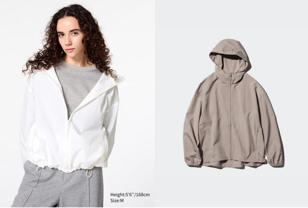 8. UNIQLO 可攜式防曬抗 UV 連帽外套：機車族最愛（NT$390）