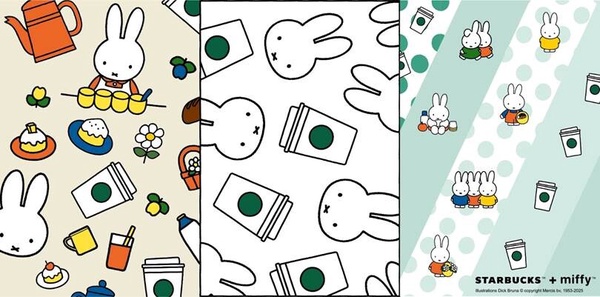星巴克 x 米飛兔Miffy！台灣5月開賣，超萌週邊隨行杯、馬克杯、玩偶要收！