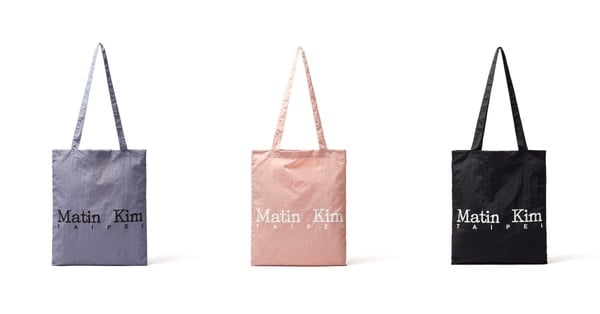 Matin Kim 台北限定推薦：帆布提袋（三色），NT$1,090
