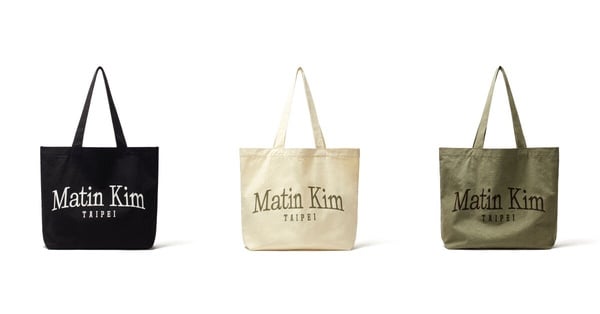 Matin Kim 台北限定推薦：帆布大提袋（三色），NT$1,490
