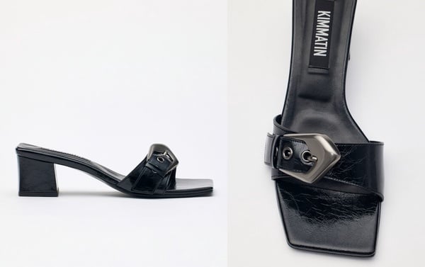 KIMMATIN 必買：Buckle Point Slide Heels 方頭低跟涼鞋，NT$8,400