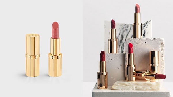 CELINE LE ROUGE CELINE 緞光唇膏 #11 ROSE CÉLESTE, 呈現優雅玫瑰色澤