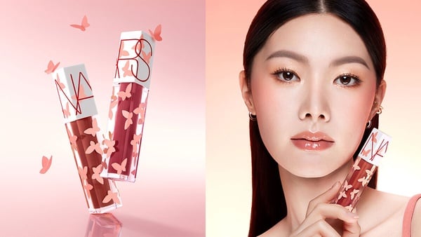 NARS 激情過後嫩唇油 #500 FARAWAY，流光蝶羽版，修護滋潤雙唇