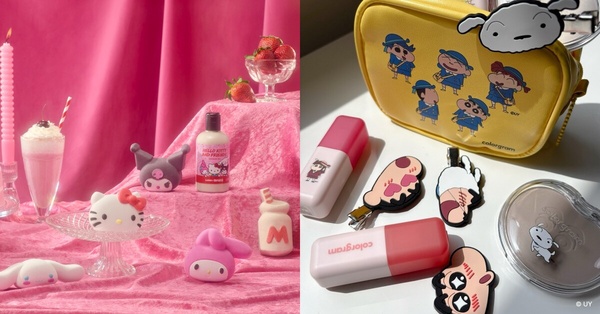 2025年最萌聯名彩妝保養品推薦！Hello Kitty、星之卡比、史努比、蠟筆小新等超人氣角色陪你度過夏天！