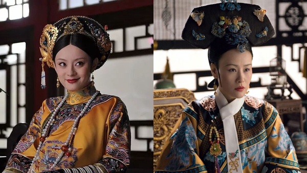 兩代甄嬛同框！《如懿傳》鄔君梅飾演老年甄嬛。與孫儷在《甄環傳》飾演的甄環