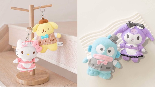 7-11「三麗鷗下午茶吊飾盲盒」登場！4款人氣角色太可愛，三麗鷗娃包、沐浴球同步開賣