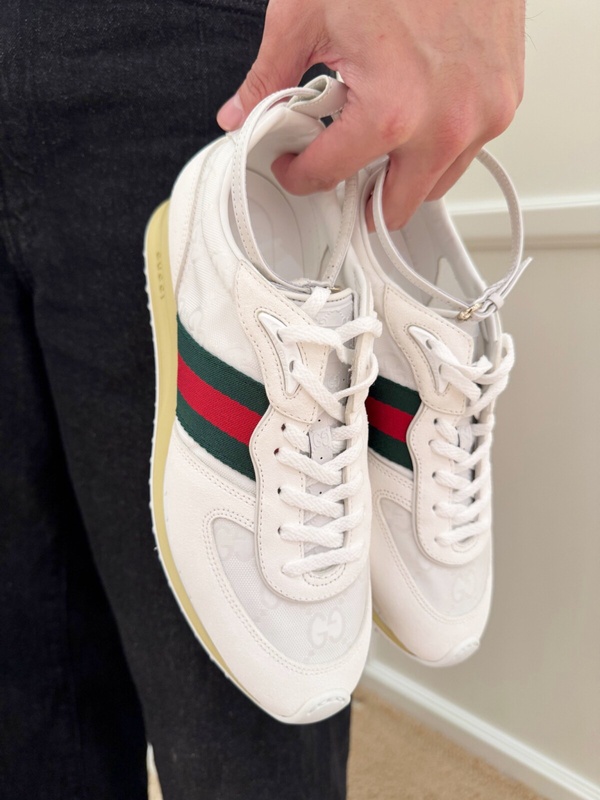 2025 精品小白鞋推薦：GUCCI Re-Motion 休閒運動鞋
