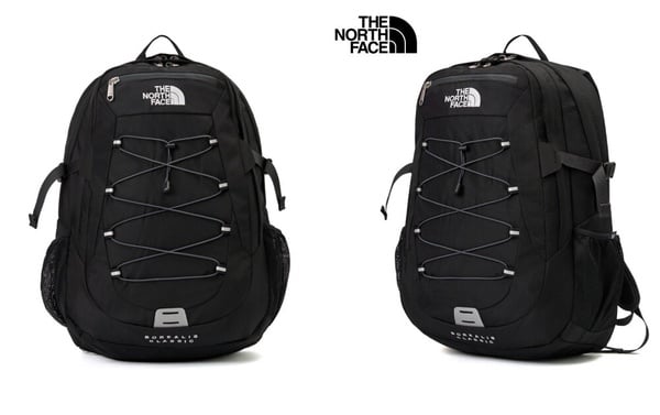 防水包推薦6：The North Face 北面黑色 DWR 防潑水休閒後背包
