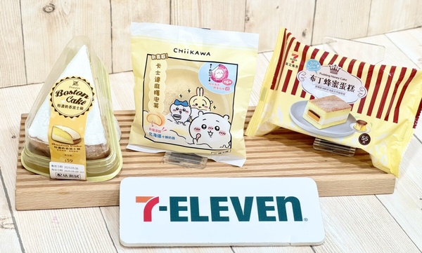 7-11 多那之特濃奶香波士頓、吉伊卡哇卡士達麻糬泡芙、ㄉㄨㄞㄉㄨㄞ布丁蜂蜜蛋糕