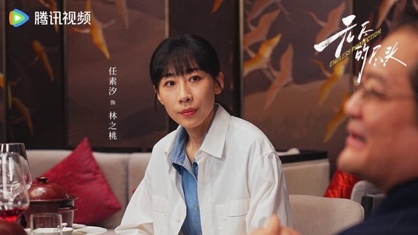 《無盡的盡頭》劇照，任素汐飾演檢察官林之桃，眼神犀利