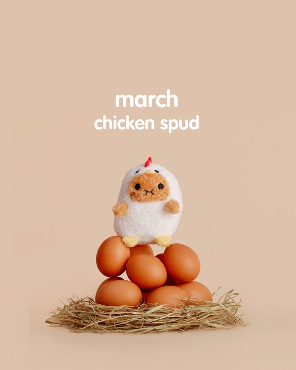 Noodoll 馬鈴薯家族生日圖鑑：三月 Chicken Spud