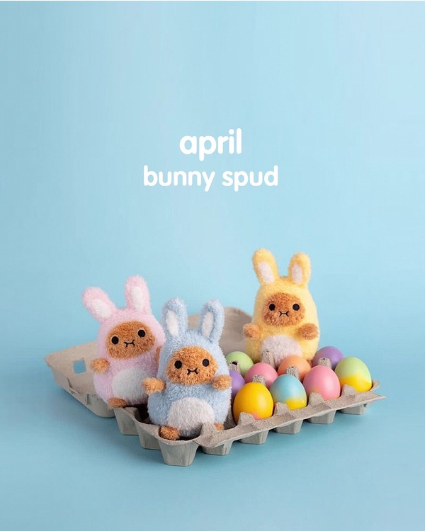 Noodoll 馬鈴薯家族生日圖鑑：四月 Bunny Spud
