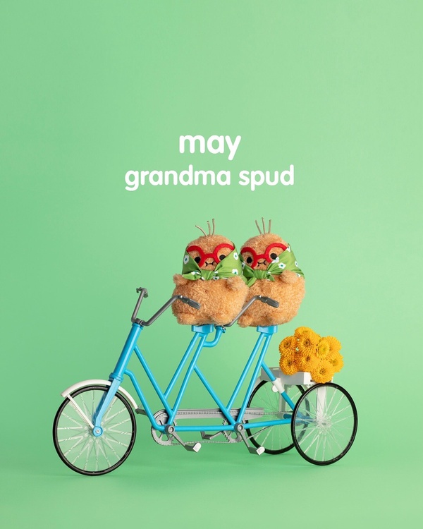 Noodoll 馬鈴薯家族生日圖鑑：五月 Grandma Spud