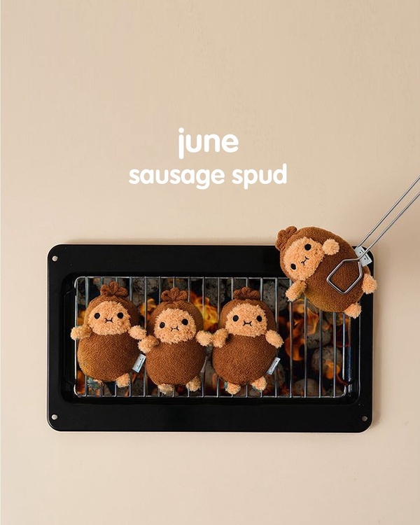 Noodoll 馬鈴薯家族生日圖鑑：6月 Sausage Spud