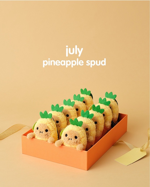 Noodoll 馬鈴薯家族生日圖鑑：7月 Pineapple Spud