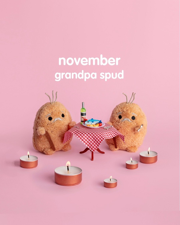 Noodoll 馬鈴薯家族生日圖鑑：十一月 Grandpa Spud