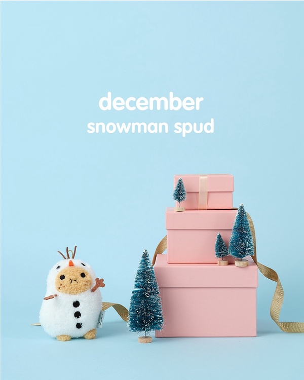 Noodoll 馬鈴薯家族生日圖鑑：十二月 Snowman Spud