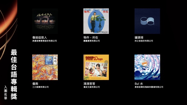 【金曲36】2025金曲獎入圍名單！【金曲36】2025金曲獎入圍名單！